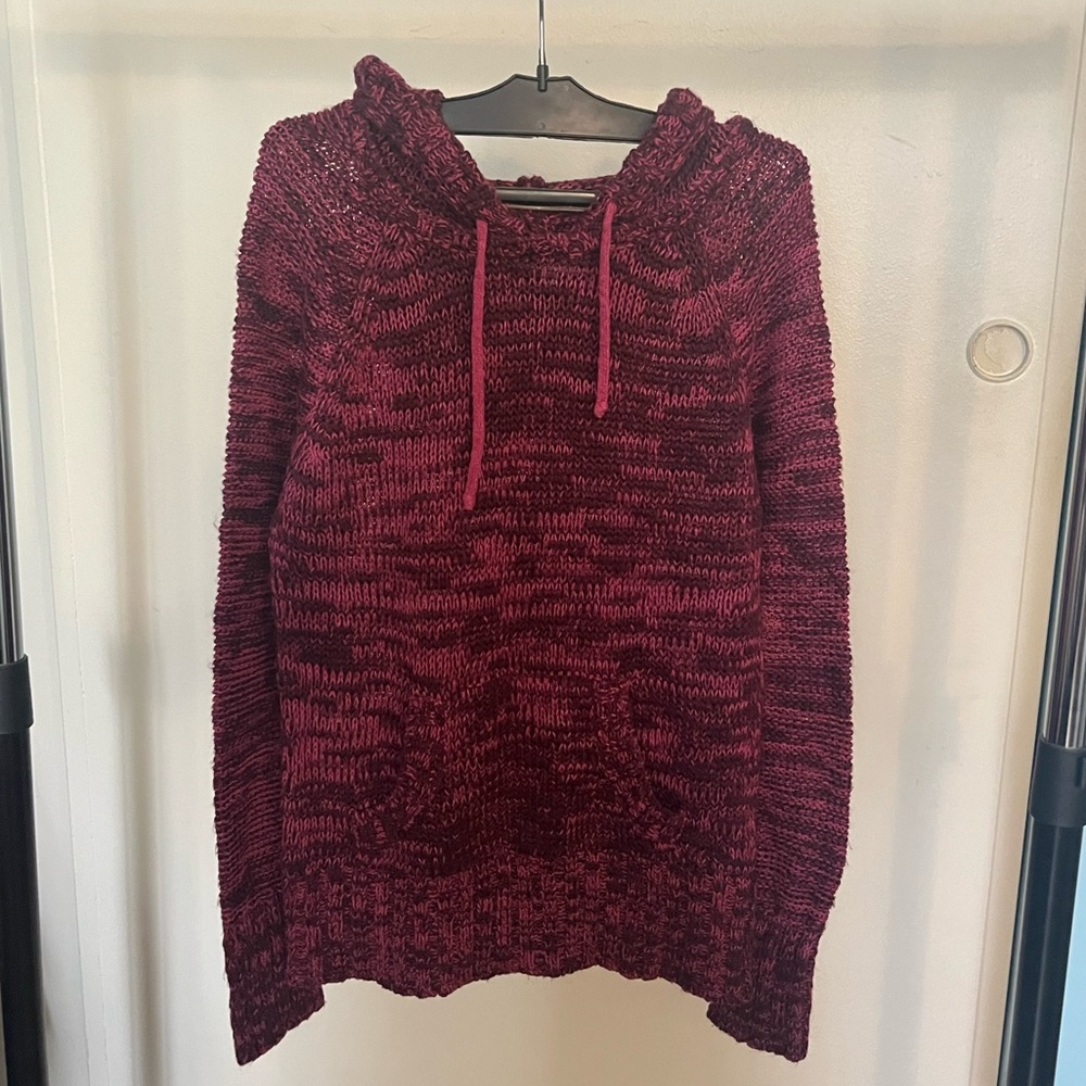 Bluecrush Pink Knit Hoodie